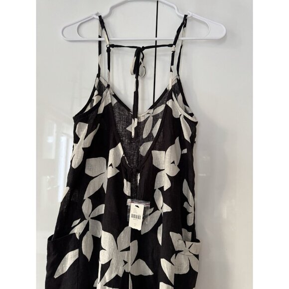 NWT Size S - Anthropologie Linen floral Jumpsuit (NWT US$ 118) - Picture 8 of 15